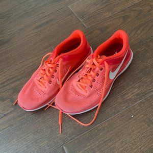 Coral Pink Nike Sneakers w/ FitSole